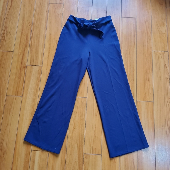 Simply Styled Wide Leg Pant Martime Blue Size M - Picture 1 of 9